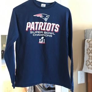 Patriots Super Bowl Long Sleeve T Shirt M